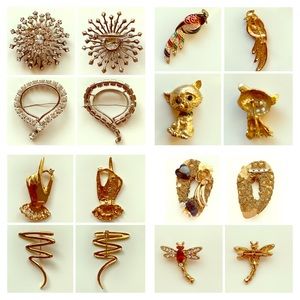 10 +1 Vintage Brooches